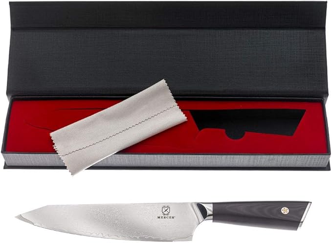 Mercer Culinary Premium Grade Super Steel, 8-Inch Chef's Knife, G10 Handle