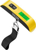 BAGAIL Digital Luggage Scale, 110lbs Hanging Baggage Scale with Backlit LCD Display, Portable Suitcase Weighing Scale, Travel Luggage Weight Scale with Hook, Strong Straps for Travelers