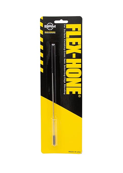 Brush Research BC4M600 FLEX-HONE®, 0.157" (4mm) Diameter, 600 Grit, Silicon Carbide, for Mild Steel, Stainless Steel, Cast Iron and Softer Ferrous Materials