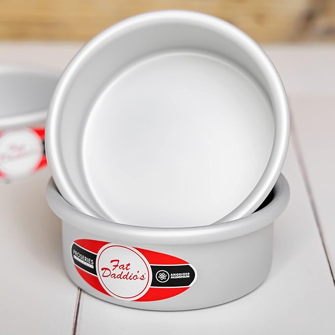 Fat Daddio's Round Cake Pan, 18 x 3 Inch, Silver