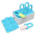 Morlike Baby Tiny Pops, 100% Silicone Popsicle Mold for Infants 4 Months +, Breastmilk Ice Pop Molds Teethers for Teething Relief, Baby Essentials, BPA Free & Dishwasher Safe (Mint)