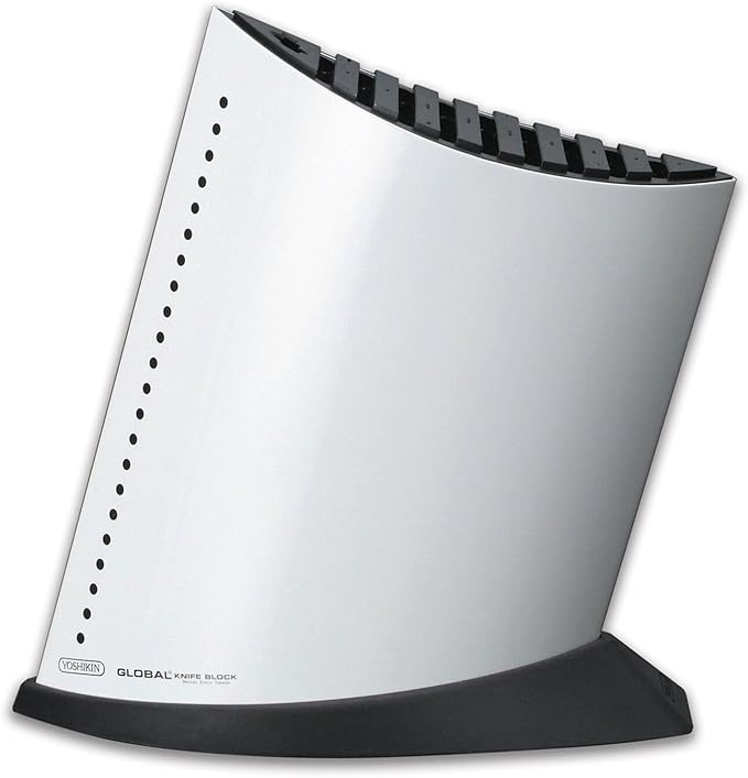Global, Red GKB-52/CR, 10 Slot Knife Block, Medium