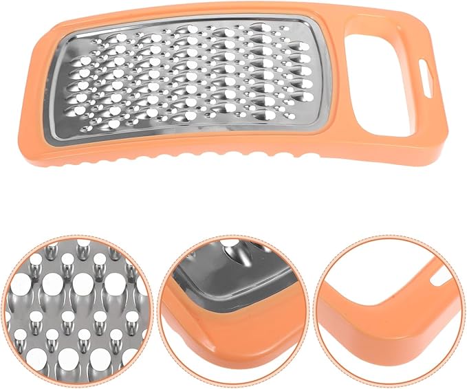 Cheese Grater Stainless Steel Graters Double Sided Potato Grater Carrot Slicer Vegetable Shredder with Handle for Cheese Ginger Chocolate Spices and More
