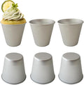 6 PCS Tart Pan Set, Aluminum Popover Pans, Individual Yorkshire Pudding Cup Molds, Deep Round Dish for Egg Tart, Muffin, Cupcake (3.58x 2.28x 3.15 Inch)