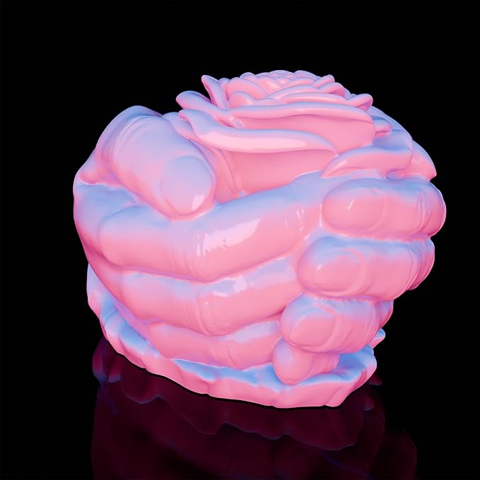 Rose in Hand Molds Hand Rose Resin Mold - Resin Casting Silicone Molds for Home Decor & Candle Making Wave Spiral Mold