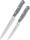 DURA LIVING 2-Piece Premium Kitchen Knife Set - Ultra-Sharp 5" Utility Knife & 3.5" Paring Knife, High Carbon Stainless Steel, Forged for Precision, Multipurpose Cooking Knives with Ergonomic Handles
