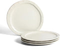 Stone Lain Oasis 4-Piece Dinner Plate Set Stoneware, White