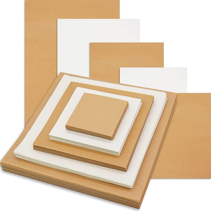 500 Pcs Parchment Paper Sheets, 6"x6" Pre-cut Unbleached Parchment Baking Paper for Air Fryer, Oven, Bakeware, Steaming, Cooking Bread, CupCake, Cookies