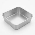 LIANYU 6 Inch Square Baking Cake Pan, Stainless Steel Lasagna Brownie Bread Pan, Perfect for Birthday Party Wedding, Oven & Dishwasher Safe