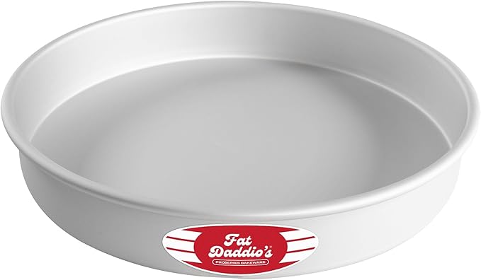 Fat Daddio's Anodized Aluminum Round Cake Pan, 12 x 2 Inch