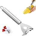 Cobb Gobbler corn peeler, 2025 New Cobb Gobbler Corn Peeler，Cobb Gobbler grain thresher, labor-saving and fast Cobb Gobbler labor-saving corn peeler, corn cob peeling tool (Silver(1Pcs))