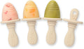 PrimaStella Silicone Petite Pops - Baby Popsicle Mold - BPA Free - Dishwasher Safe - 4 months+ (Oat Teether Pops)