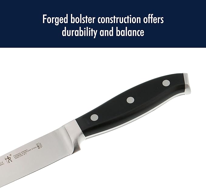 HENCKELS Forged Premio 3-inch Paring Knife, Black/Stainless Steel