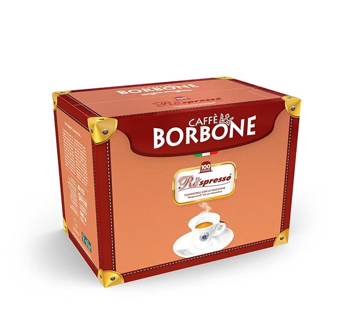 Caffè Borbone Blue Blend Nespresso Compatible Espresso Coffee Pods, 200 Count Espresso Pods