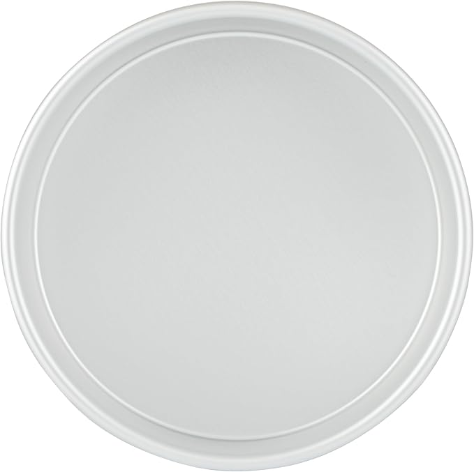 Restaurantware-Met Lux 8 x 3 Inch Straight-Sided Baking Tin, 1 Round Cake Pan - Oven-Ready, Freezable, Anodized Aluminum Round Baking Pan, Greaseproof, For Layer Birthday Cake