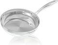 SUNHOUSE – 9.5 Inch / 24 cm Stainless Steel Frying Pan, Tri-Ply Stainless Steel Construction, PFOA-FREE, Stay-Cool Handle, Induction Compatible with All Cooktops, Dishwasher Safe