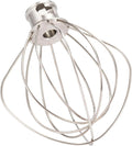 K45WW Stainless Steel Wire Whip for KitchenAid Artisan Series Tilt-Head Mixer 5 Quart Bowl, 6 Wire Whisk Fits for Artisan Mixer, Heavy Duty, Dishwasher Safe, Balloon Whisk