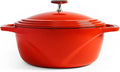 Lodge USA Enamel Dutch Oven, 4.5 qt., Red