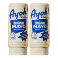Ayoh Foods, Mayo Gone Wild, Made by Molly Baz - Easy to Squeeze, Perfect for; Sandwiches, Burgers, Fries, Nuggets, Wraps & Dips (Original Mayo)
