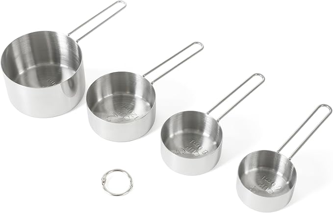 Martha Stewart Richburn 4 Piece Stainless Steel Measuring Cups