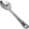 Super Strong, Ergonomic 11 in Serving Spoon 1 Pk. Big, Perforated Stainless Steel Spoons for Cooking, Baking and Basting. Best Kitchen Flatware for Buffet and Banquet Service in Restaurants and Homes