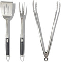Heavy Duty Grill Tools Set Multi-Function Grill Set Accessories BBQ Set Premium Stainless Steel Spatula Fork & Tongs, Barbecue Utensils Tool Kit Gift for Men Women Grilling Lover Outdoor