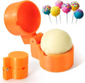 Round Cake Pop Mold Shapes Press Set, Sphere Circle Cake Pop Cutter and Pusher, Baking Tools Accessories for Cake Pops, Cookies, Wedding and Party Desserts (2pcs)