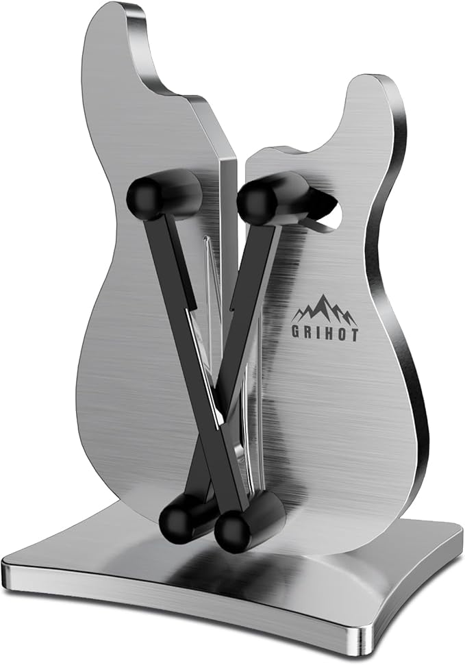 VQ-5 Professional Knife Sharpener | 3-Action Streamlined Guitar Design for Effortless Knife Sharpening - The Ultimate Tool for Precision 11 to 21 Degree Angles