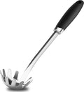 Brushed Stainless Steel Non-Slip Ergonomic Handle Pasta