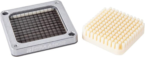 1/2" 1/4" 3/8" Multi-model universal Stainless Steel Replacement Chopper Blade & Pusher Block Set For Commercial Vegetable Cutter Dicer Strip Interchangeable Blade (1/4 inch)
