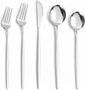 NOCCUR 40-Piece Stainless Steel Silverware Set for 8 - Utensils Set Include Knives Spoons and Forks - Mirror Polished for Home&Party