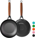 YUTANN 10 Inch Cast Iron Skillet, Pre-Seasoned Frying Pan with Diamond-Textured for Oil-Saving Cooking, Nonstick & Non-Toxic, PFAS/PFOA-Free, Easy to Clean