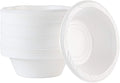 PLASTICPRO 100 Count Disposable 5 ounce White Plastic Dessert Bowls
