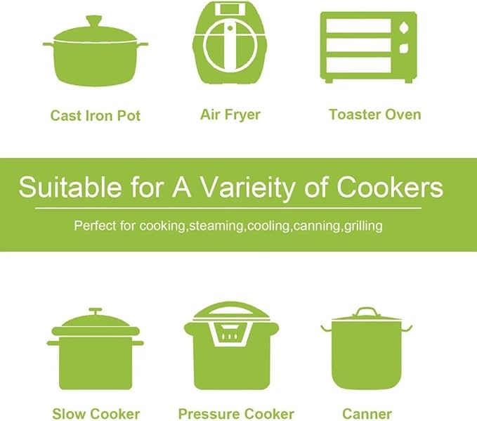 Slow Cooker Silicone Stand Grill Stand Slow Cooker Grill Grill Fits 6-Quart and 8-Quart Cookware