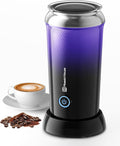 Maestri House Milk Frother, 3-in-1 Hot & Cold Mik Frothing Steamer, 8.12OZ/240ML Touch Control Foam Maker, Compact Space-saving Design for Latte, Cappuccino and Warm Milk