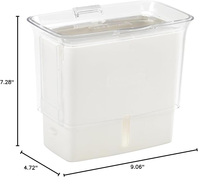 Cole & Mason Fresh Herb Keeper - Acrylic Storage Container for Refrigerator - Storage for Herbs & Vegetables for Fridge - Fresh Herb Keeper