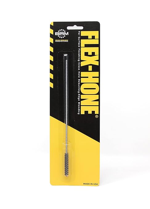 Brush Research BC55M80 FLEX-HONE®, 0.217" (5.5mm) Diameter, 80 Grit, Silicon Carbide, for Mild Steel, Stainless Steel, Cast Iron and Softer Ferrous Materials