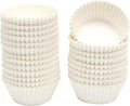 qiqee 600pcs White Cupcake Liners Muffin Linner No Smell, Food Grade Baking Cups（Standard Size）