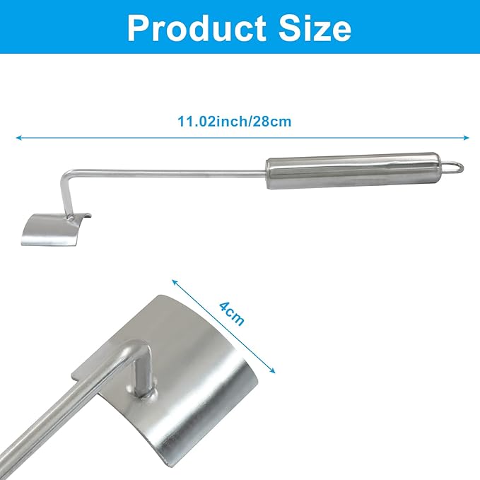 Stainless Steel Corn Peeler, Long Handle Corn Stripper Corn Cutter, Corn Cob Remover Corn Shucker for Home Kitchens/Outdoor Dining Enthusiasts