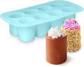 Silicone Shot Glass Mold 8-Cavity – Edible Candy Shot Mold for Chocolate, Ice, Jelly, Gummy, Juice Shots – Reusable Nonstick Silicone Molds for Baking, Parties, Gifts, Holidays, Bars