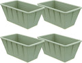 Extra Large Ice Cube Molds 4Pack 32LB Silicone Ice Block Molds for Ice Plunge Tub, Reusable Ice Cube Trays for Freezer, Giant Ice Cube Molds for Home Ice Baths,Cold Plunge Accessories (Green)