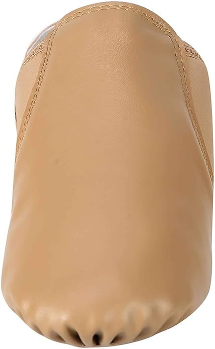 Linodes Unisex 006 PU Leather Upper Slip-on Jazz Shoe for Women and Men's Dance Shoes
