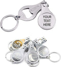 10pcs-Personalized 4 in 1 Multi Function Bottle Opener, Nail Clipper, Wedding Favors Brewery, Private Customized, Sliver, Multitool Gifts for Men