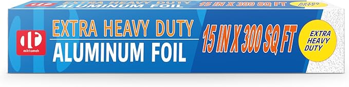 Superior Extra Heavy Duty Aluminum Foil 300 Sq Ft(15 In Wide) with about 30% More Thicker than Regular Heavy Duty Foil, Pack of 1