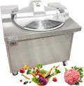 110V 24L Commercial Food Chopper Processor 1500W Electric Meat Vegetable Grinder Blender Multifunctional Food Cutter for Meat Vegetables Fruits Ginger Garlic 1400r/min