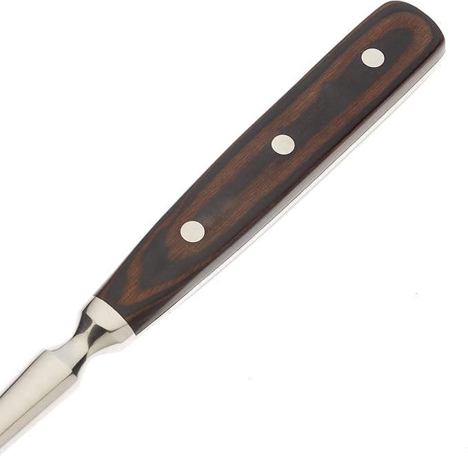Mercer Culinary Praxis Forged Fork with Wood Handle, 12-1/4 Inch, Wood