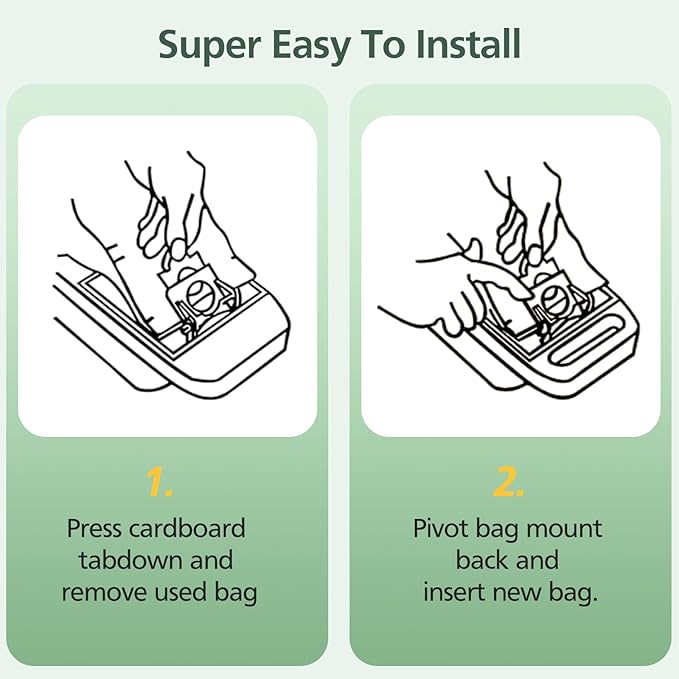 20 Pack Kenmore Canister Vacuum Cleaner Bags Compatible With Type C/Q 5055, 50555, 50557, 50558 and Type C-5, C-18, 53292, 200, 400, 600, 700, 800 Series