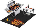 TOHONFOO 80 x 48 in Large Grill Mats for Outdoor Grill - BBQ Grill Mats to Protect The Deck, Patio, Pavers - Easy to Clean Grilling Mats - 1mm