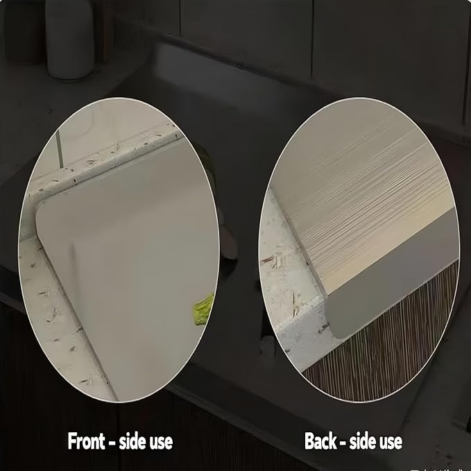 Large Stainless Steel Cutting Board,Suitable for Cutting Meat,Dicing,Vegetables,Fruits,Bread and Baking.ItIsConvenienttoClean,EasytoStoreandCan Be Washed in a Dishwasher (15.8 * 27.5in)