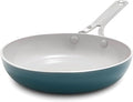 GreenPan Nova 8" Frying Pan Skillet, Oprah’s Favorite Things 2024, Ceramic Nonstick Cookware, PFAS Free, Toxin-Free, Induction Suitable, Dishwasher & Oven Safe, Durable, Easy Clean, Deep Teal